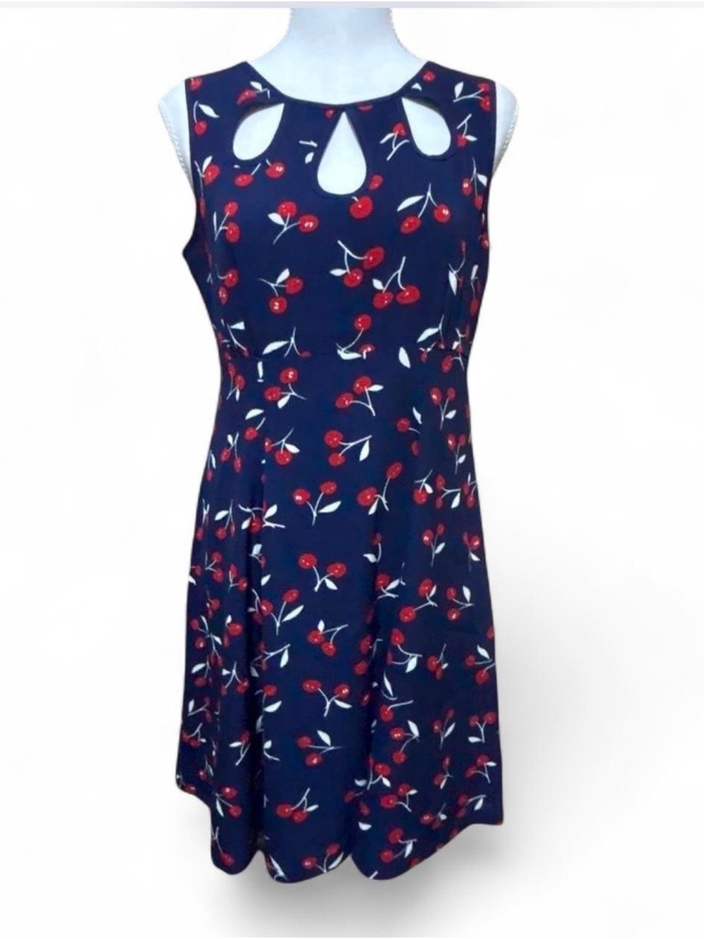 Dancing Days by Banned Cherry Print Dress Rockabilly Pinup 50s Style S